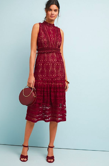 This dress is perfect for when its still warm out, but you want to dress for fall. It comes in navy also!