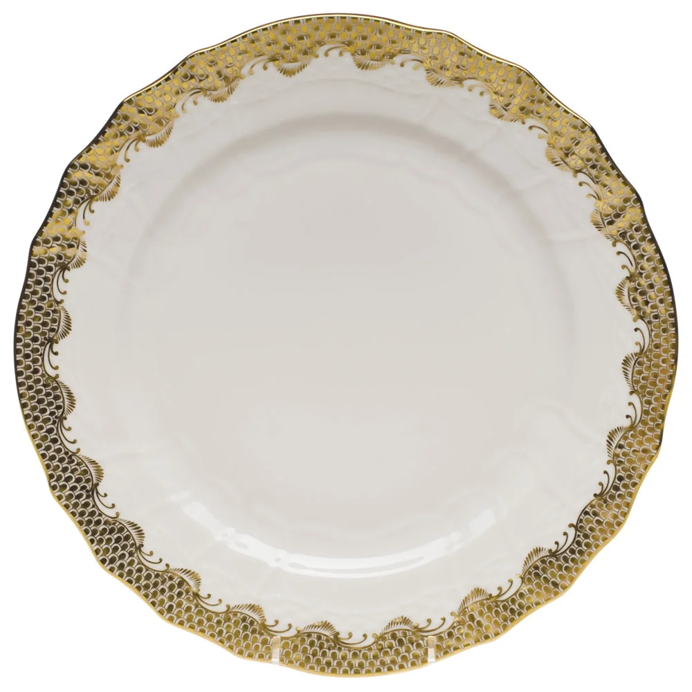 Herend Fish Scale Dinner Plate