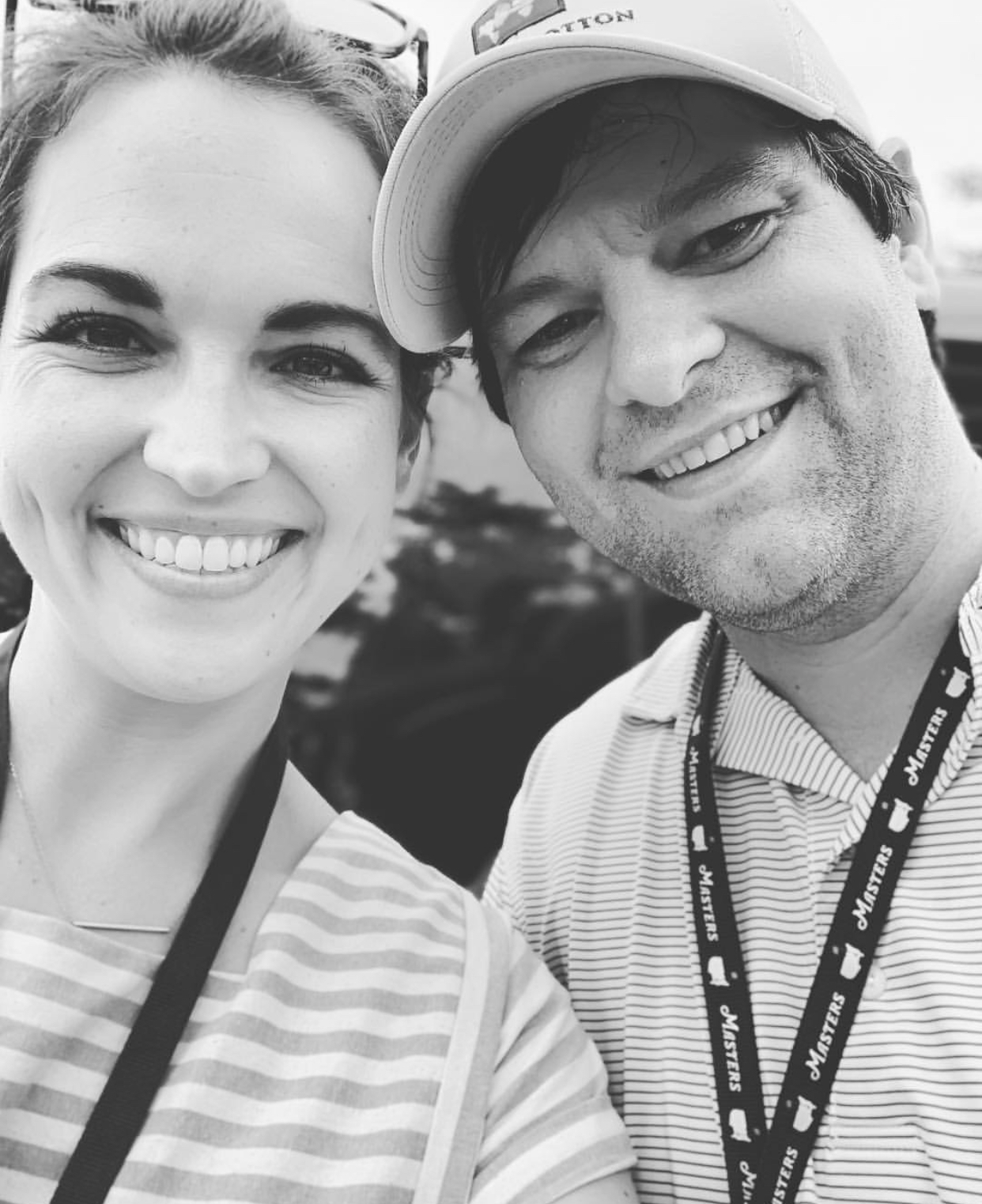 Clay & her Hubby at The Masters