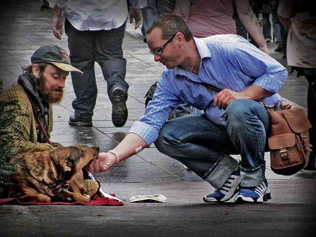 Why do homeless people have pets?