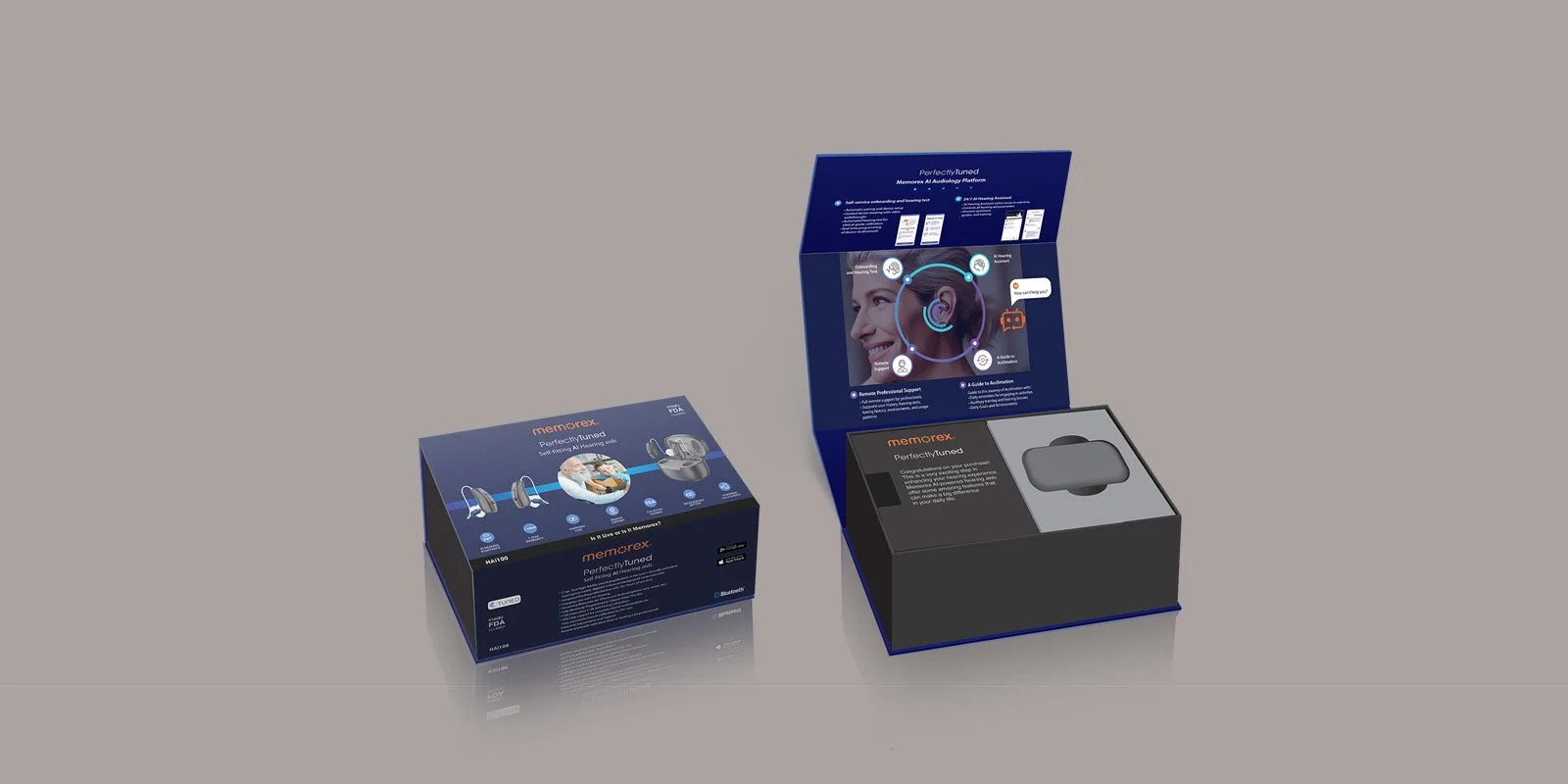 Memorex Hearing Aids Gift Box