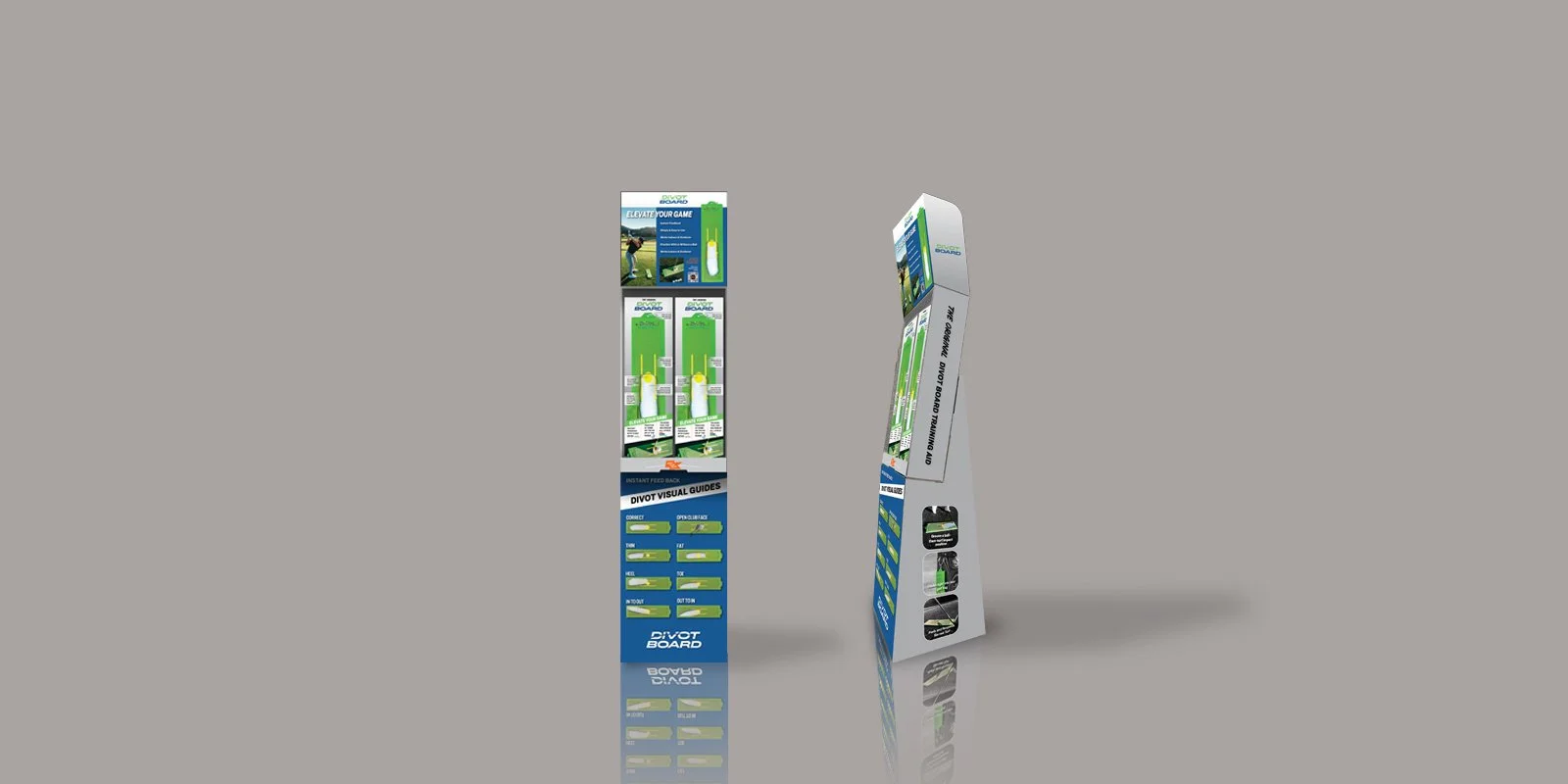 Divot Board POP Floor Display