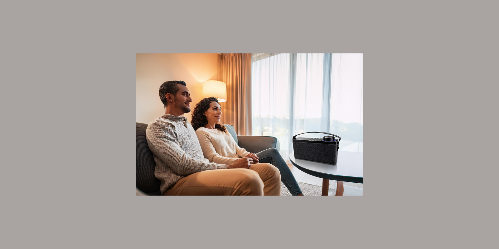 Memorex TV Sound Enhance Speaker Lifestyle Image