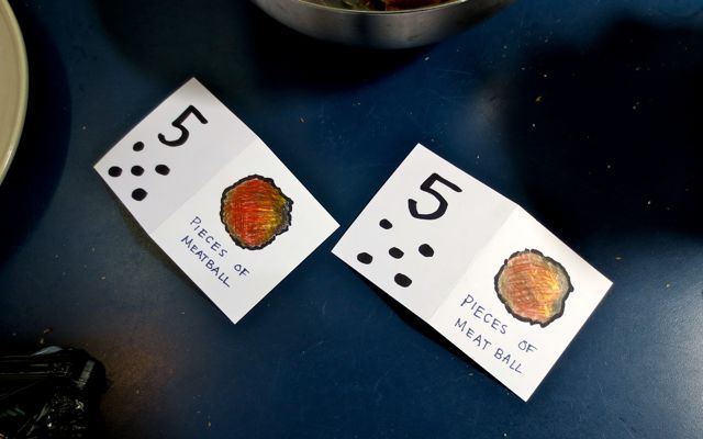 We stepped up our game and made recipe cards.