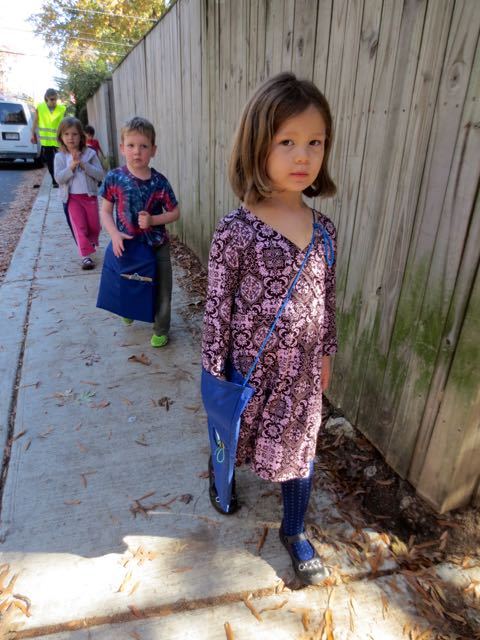 The totes in motion.