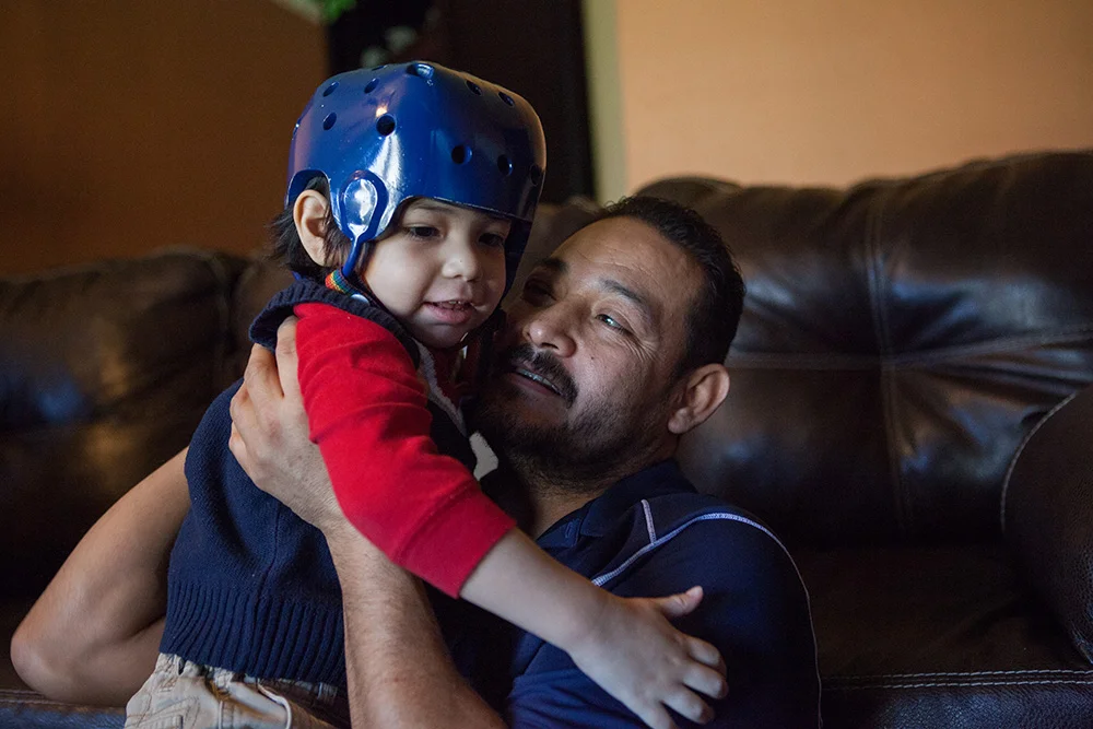  Ricky's dad works while his mom stays home and takes care of him. His income alone makes making ends meet difficult and they have had to move multiple times this year.&nbsp; 
