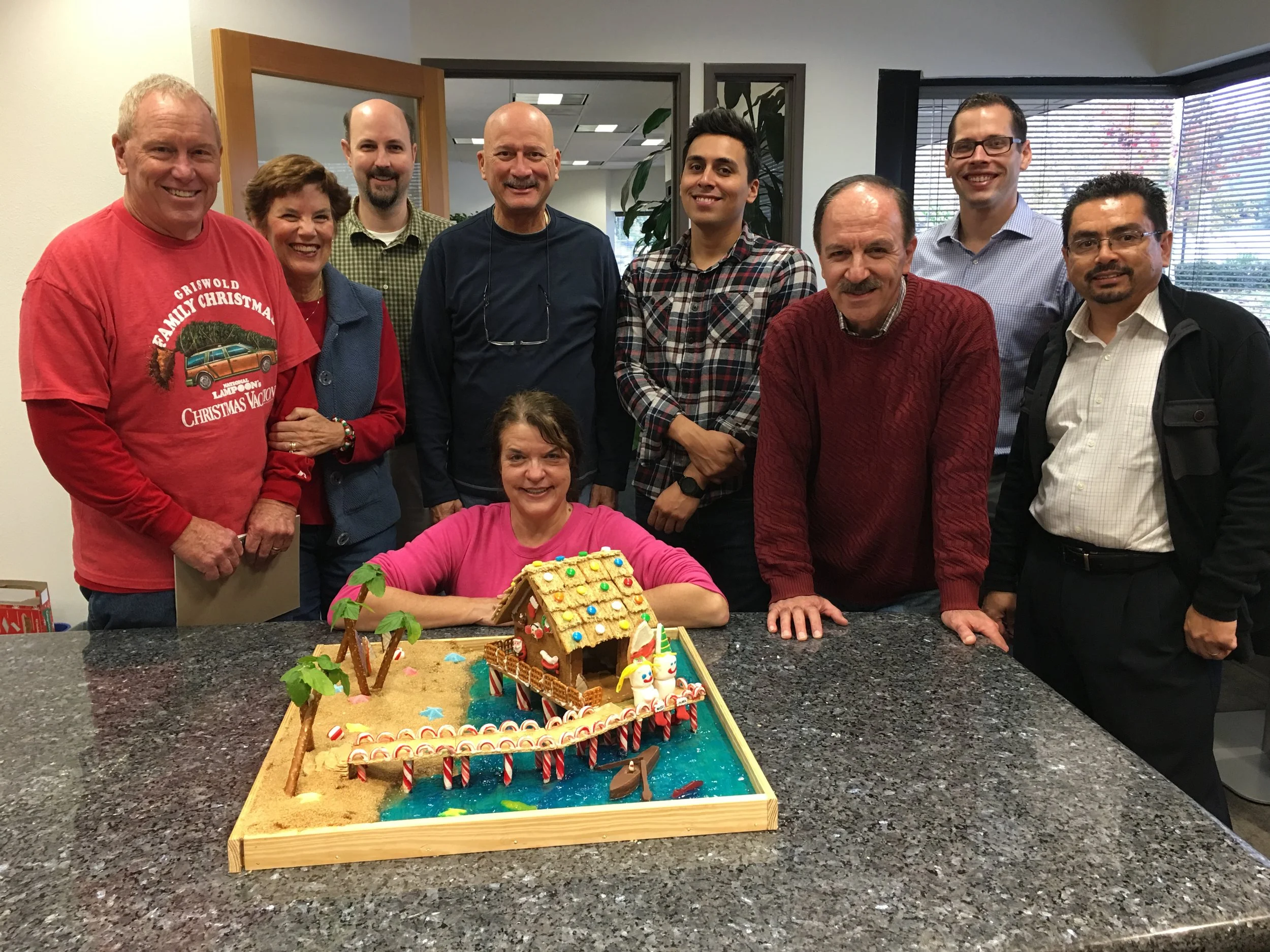 Beautiful Job Team 1 ! David, Debbie, Jonathan, Fred, Esteban, Fabian & Darin :) *With our guest judges Mark & Bobbie Davis*
