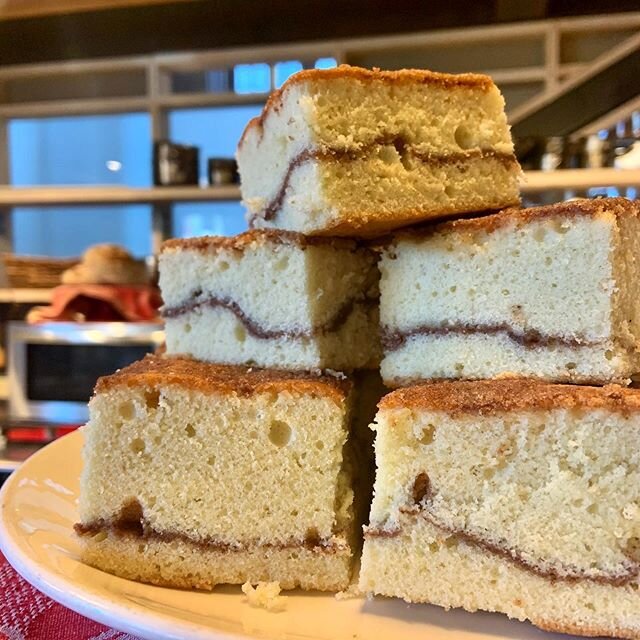 DESSERT SPECIAL. Or breakfast special. Or lunch special. No one is judging. Come get this coffee cake!!