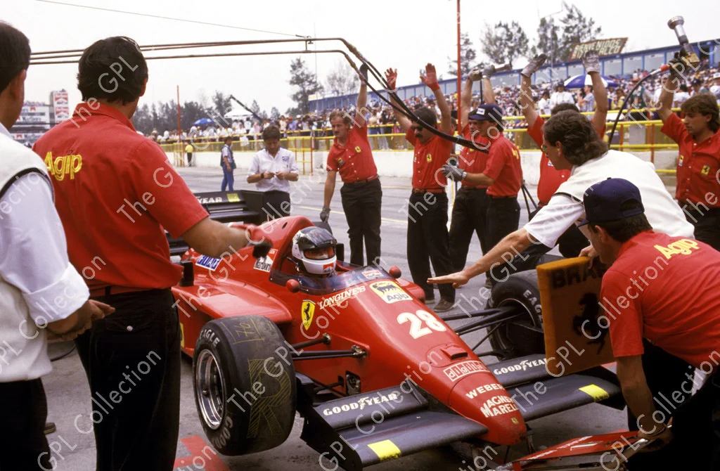 1986.- Stefan Johansson. Ferrari F186. – La historia de la Formula 1 a
