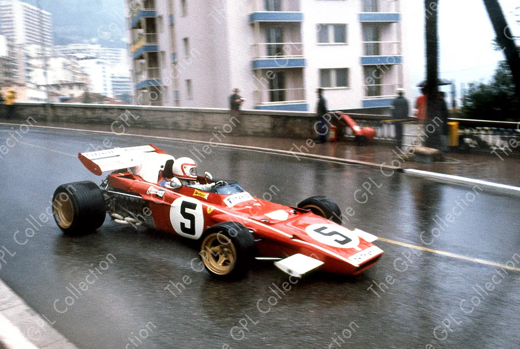 Photo A.009397 CLAY REGAZZONI FERRARI GP F1 1971 GRAND PRIX