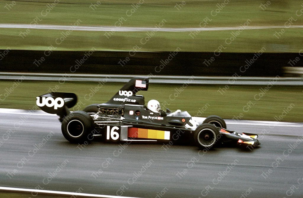 1976 Photo A.019664 SHADOW DN8 TOM PRYCE GRAND PRIX F1 MONZA