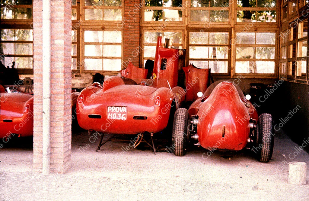 1958 Ferrari Scrap Heap, Dino 246, 412MI, 250 Testa Rossa, Maranello, Italy