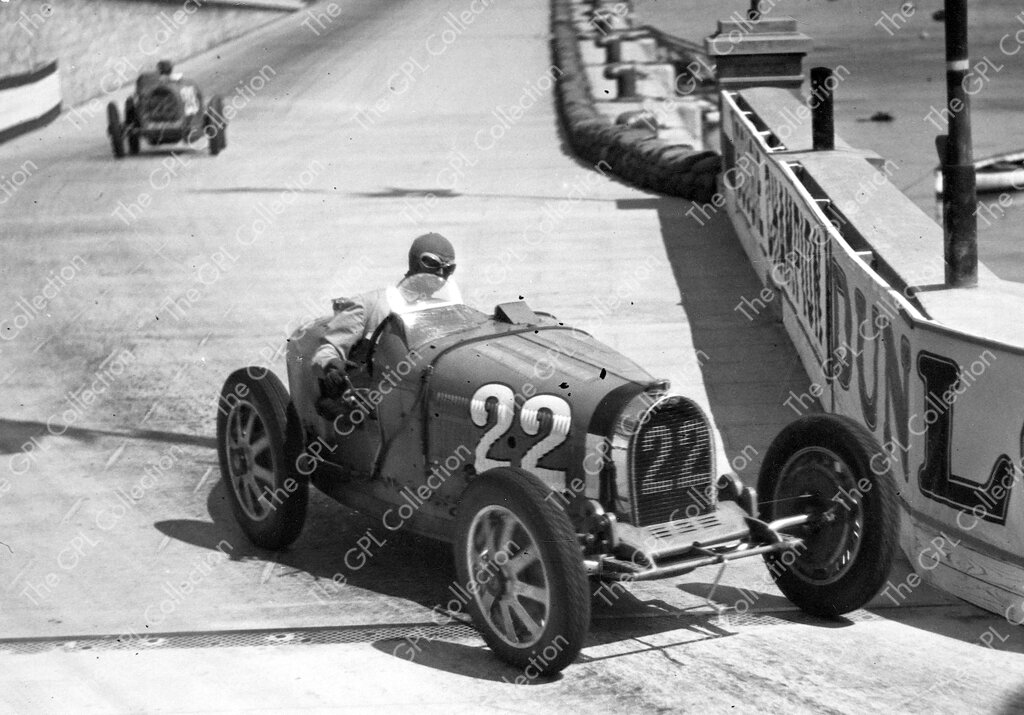 1931 Louis Chiron Bugatti Type 35 Monaco Grand Prix