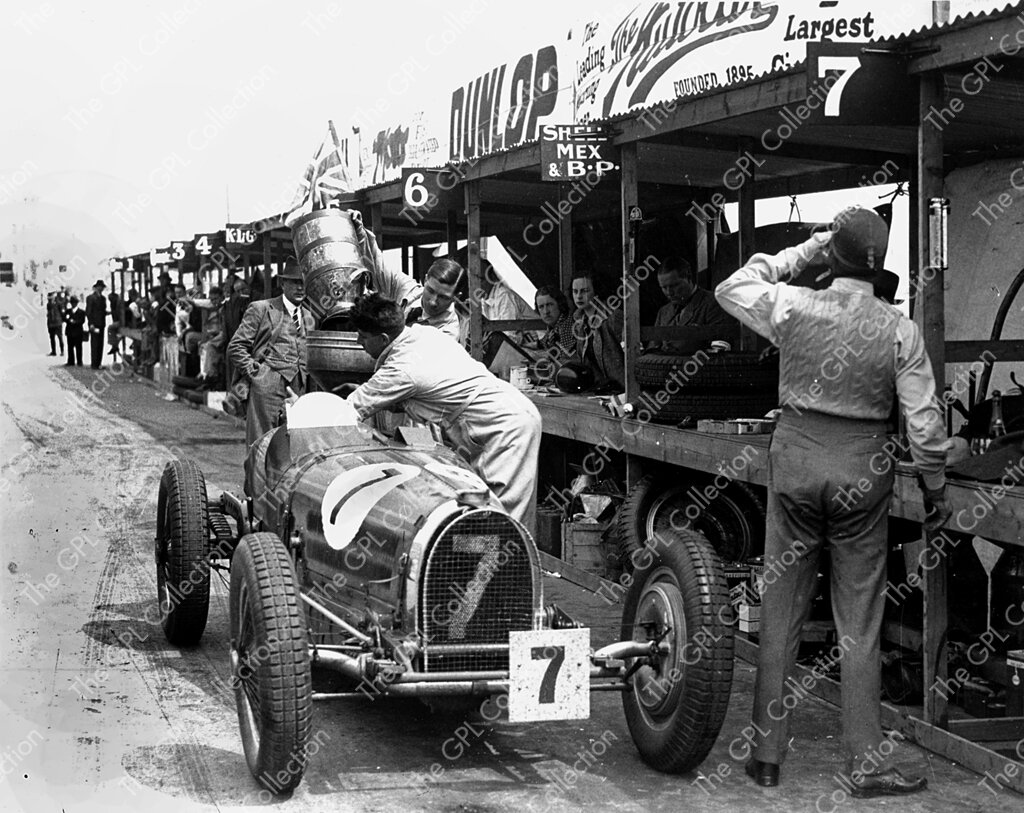 1935  Brian Lewis Bugatti Type 59 Douglas Road Circuit Isle of Man