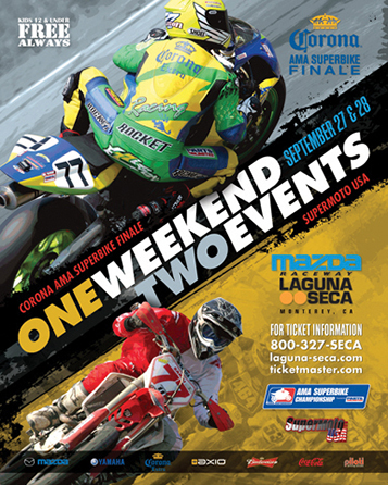 Mazda Raceway Laguna Seca Ad