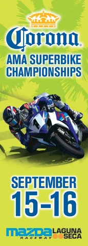 Mazda Raceway Laguna Seca Display Banner