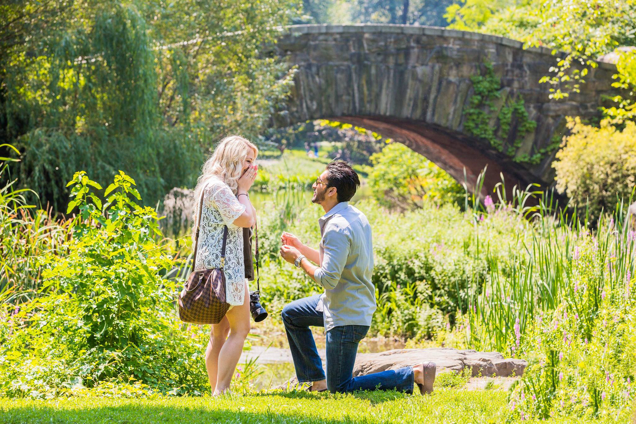 New York City (NYC) Central Park Surprise Proposal Engagement