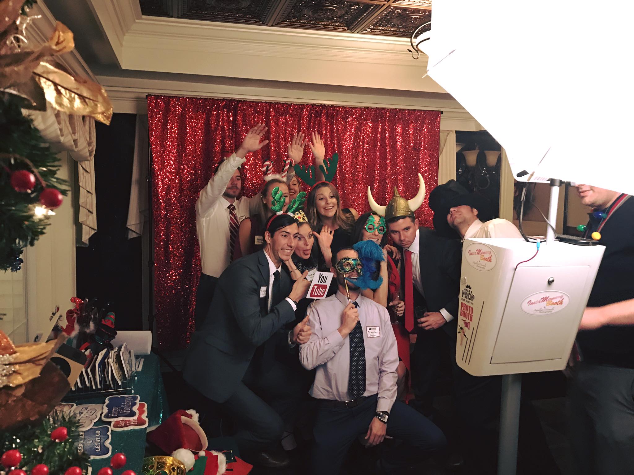  Holiday Corporate Photobooth by InstaMemory Booth in 
