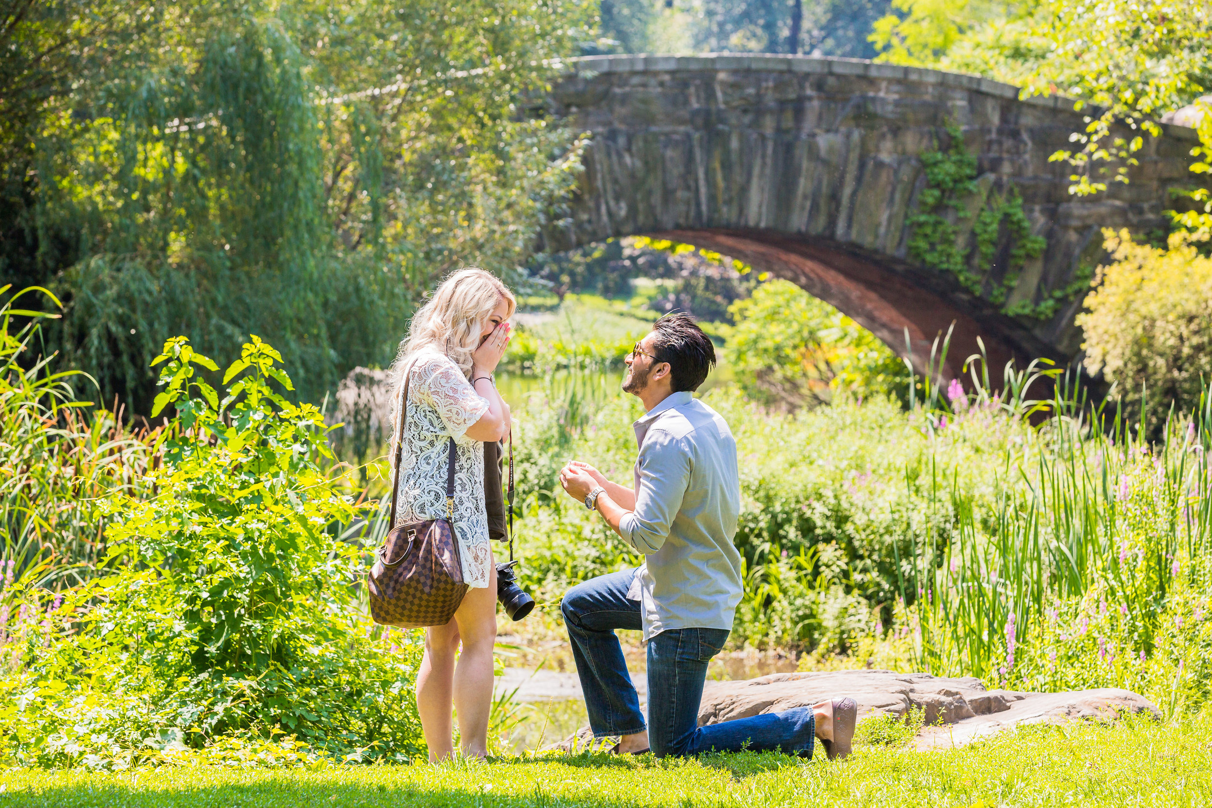 Central Park NYC Surprise Engagement Proposal