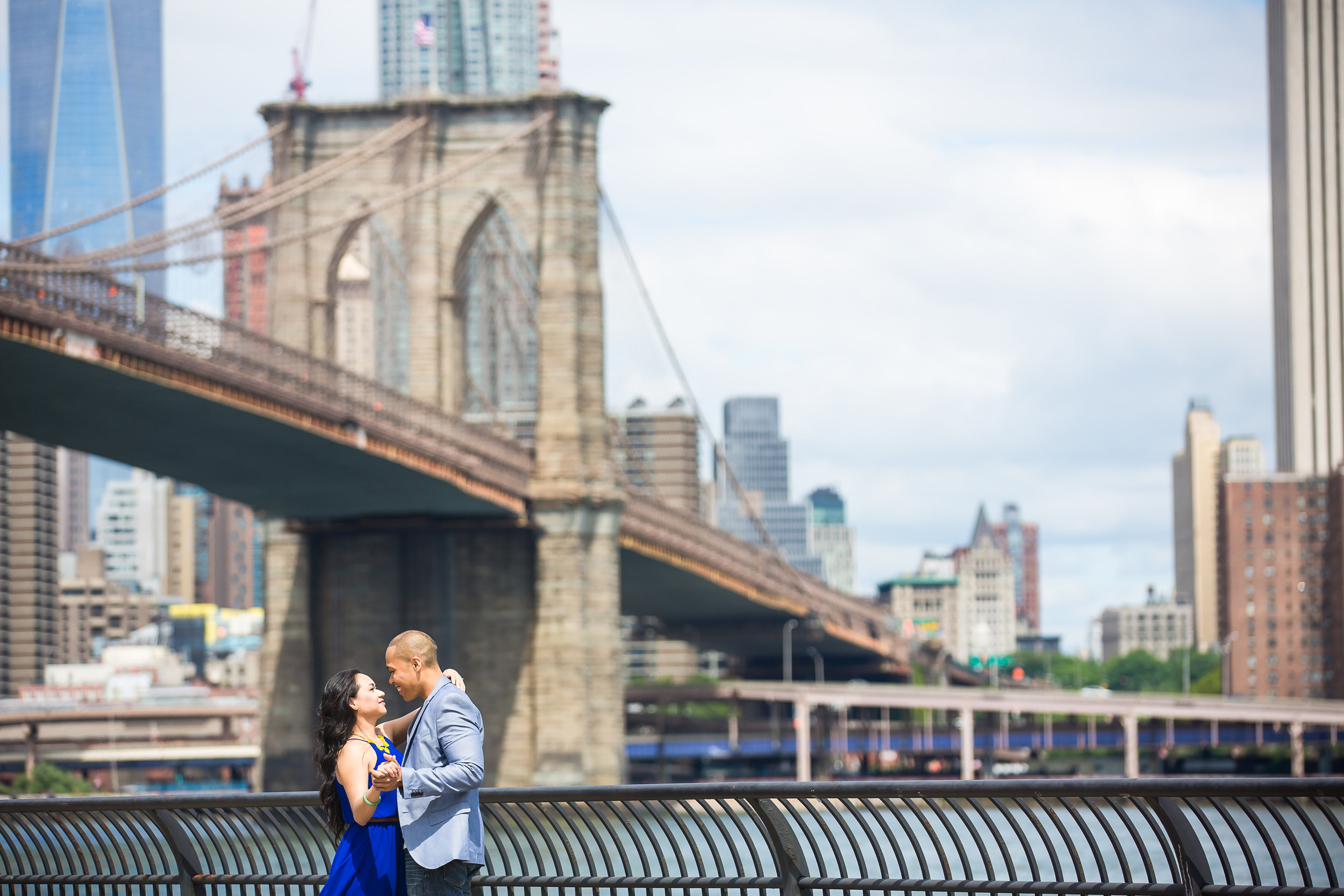Brooklyn Bridge Wedding Engagement Photos