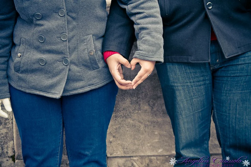 Central Park Engagement Photo Session-V+J