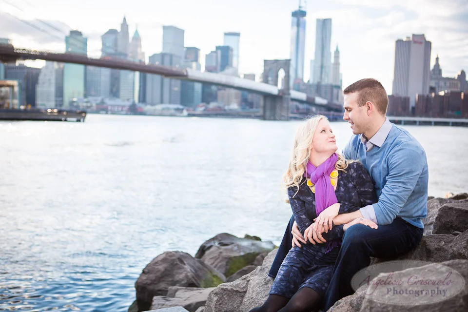 NYC Wedding Engagement Photography - Sarah & Brian DUMBO