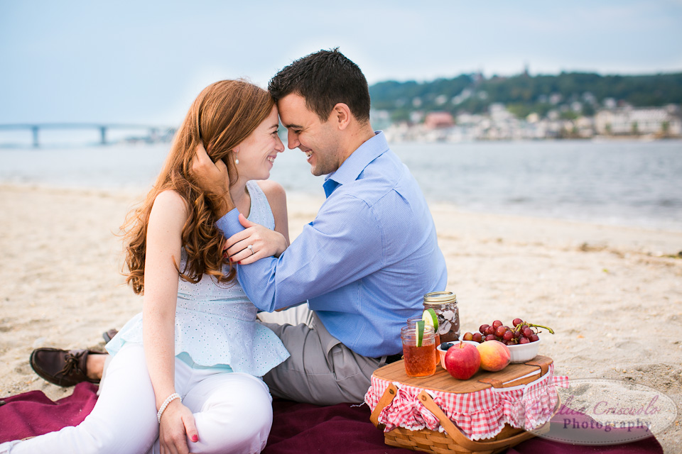New Jersey Wedding Photographer | Sandy Hook Beach Engagement | Gina + Rob