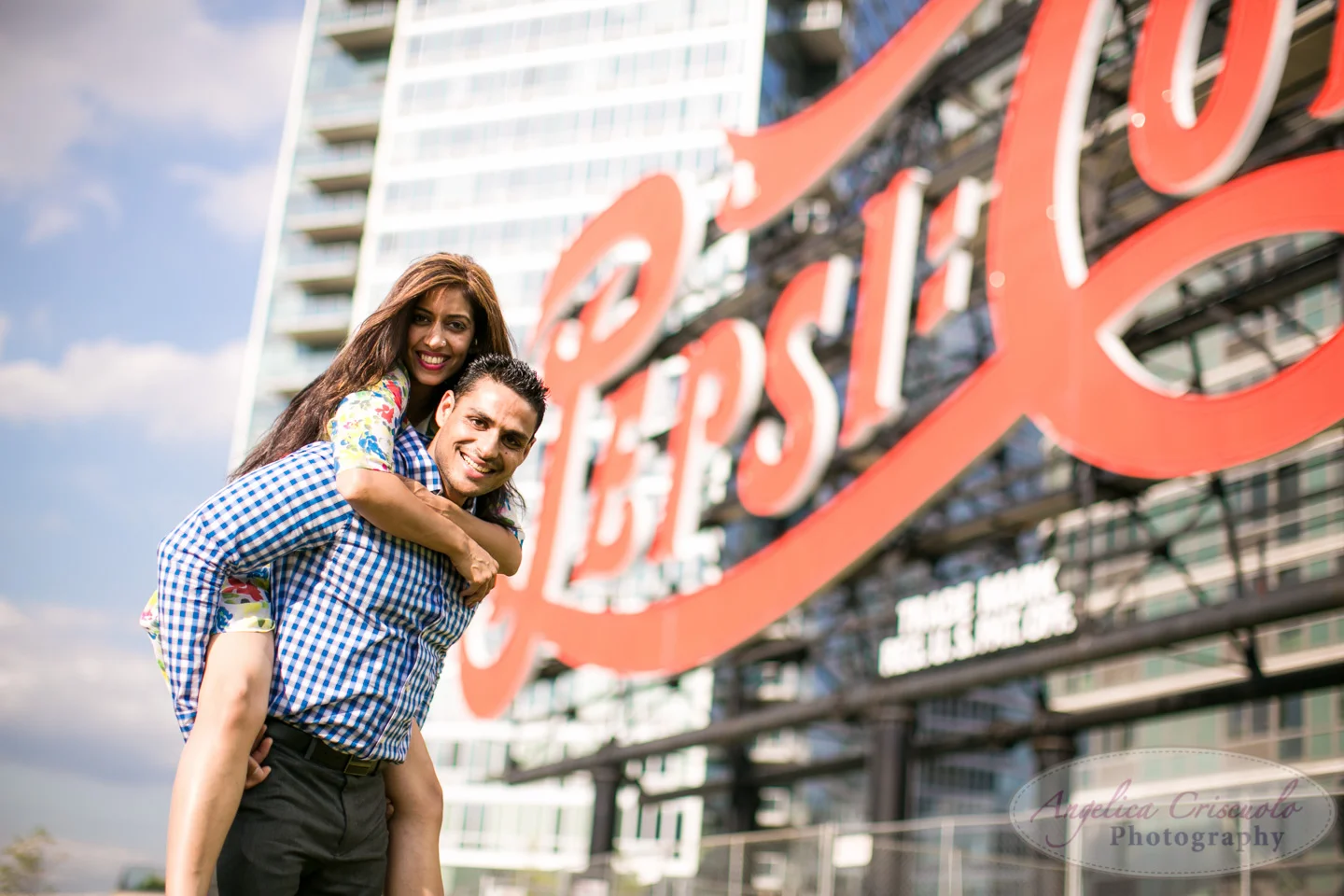 New York Engagement Photo Ideas Queens LIC | Reena+Jagsheer