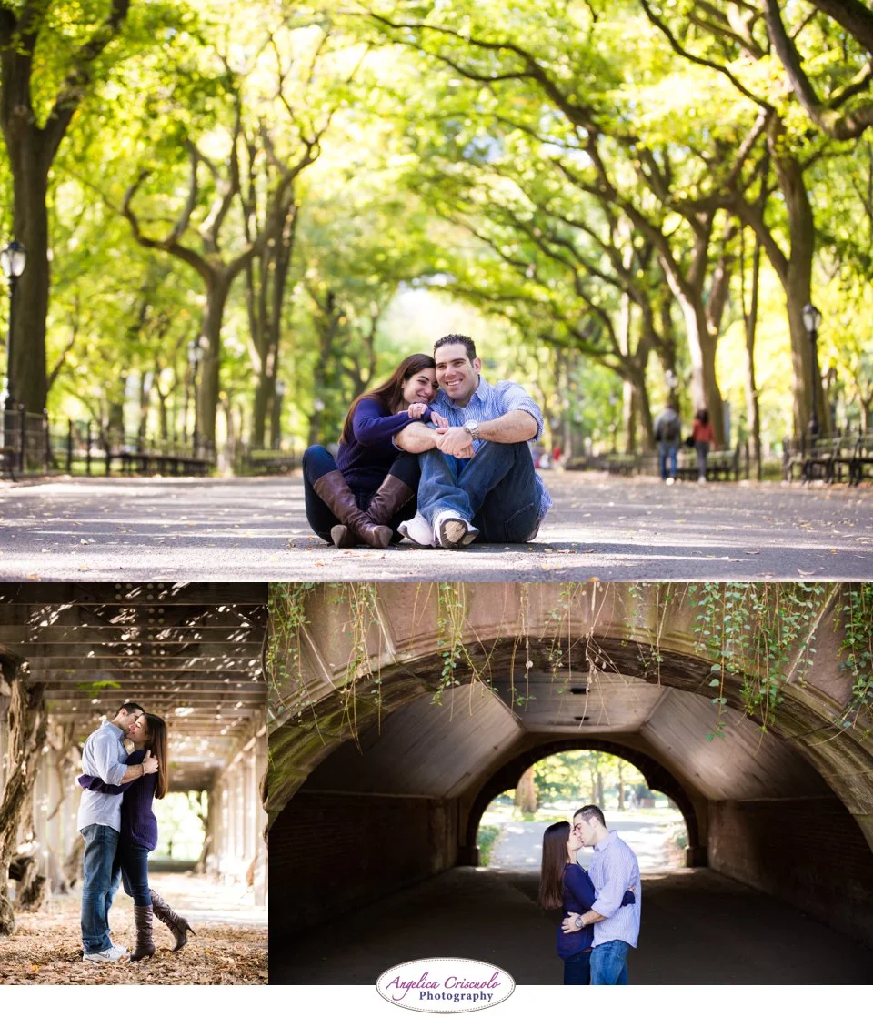 NYC Engagement Photo Ideas in Central Park | Kathryn+Joseph