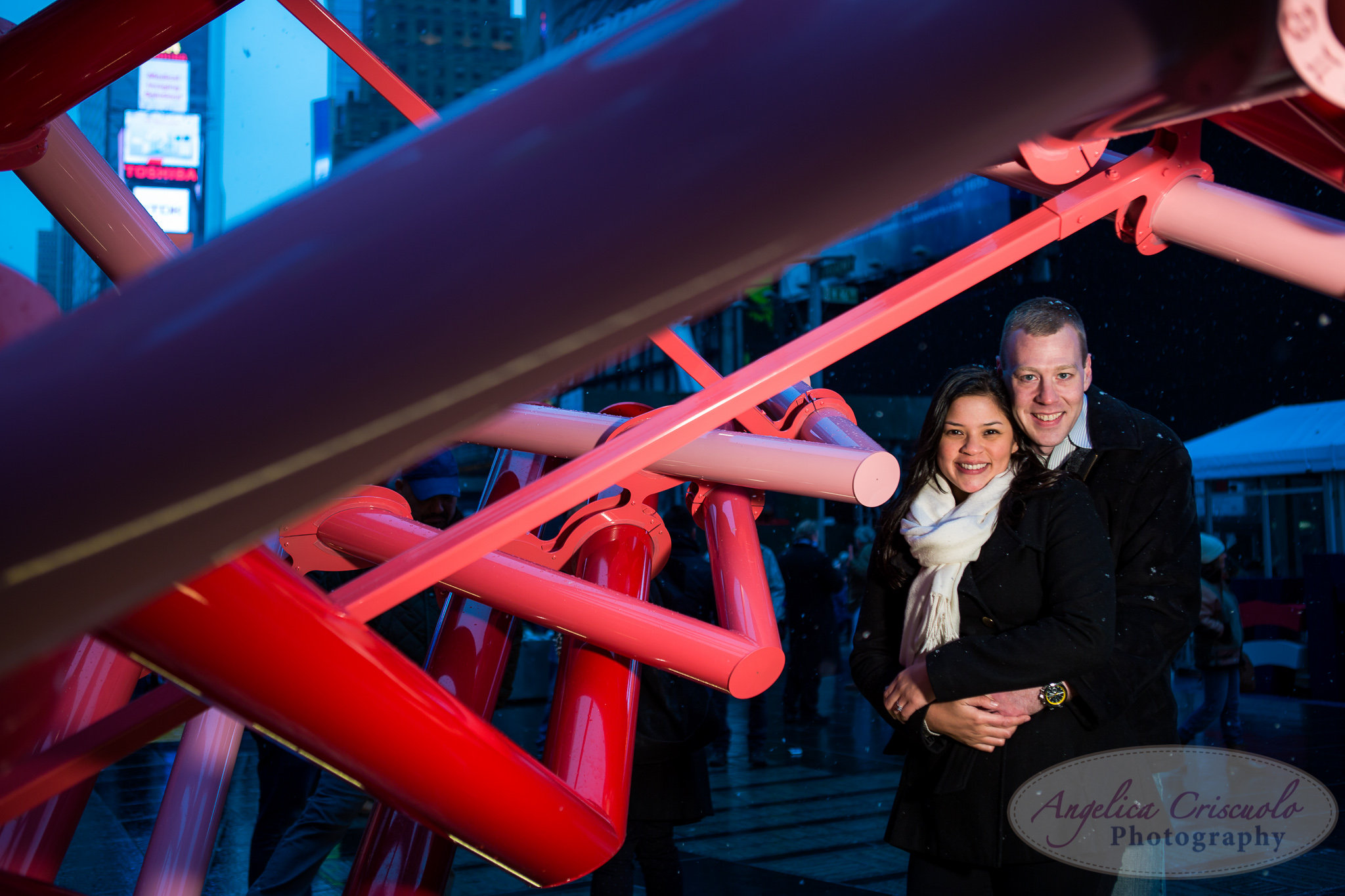 New York Wedding Photographer - Engagement Proposal at The Top of the Rock | Lisa & Courtney