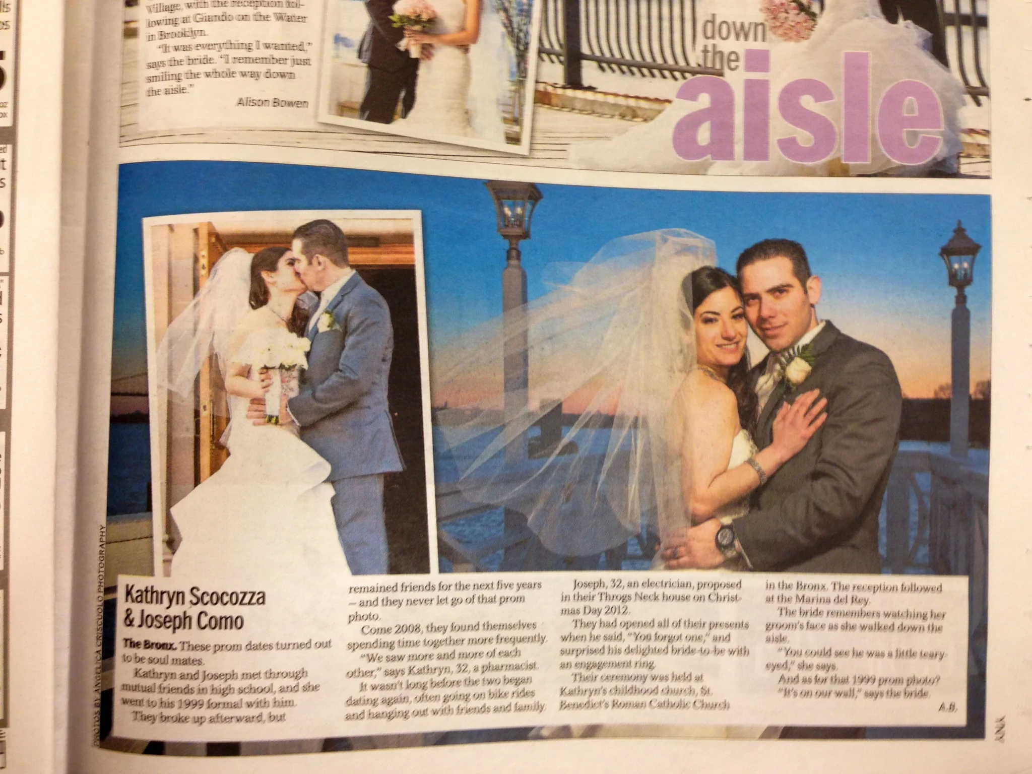 New York Daily News Down The Aisle - Bronx Wedding Photographer
