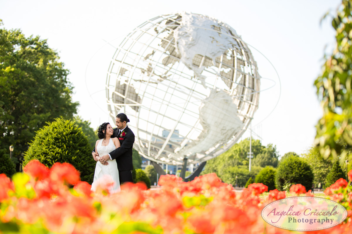 Queens New York Wedding Photography | Unisphere World's Fair | Michelle & AJ