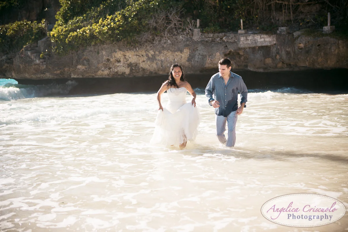 Destination Wedding Photographer - Barbados, The Crane Resort- Published on The Knot