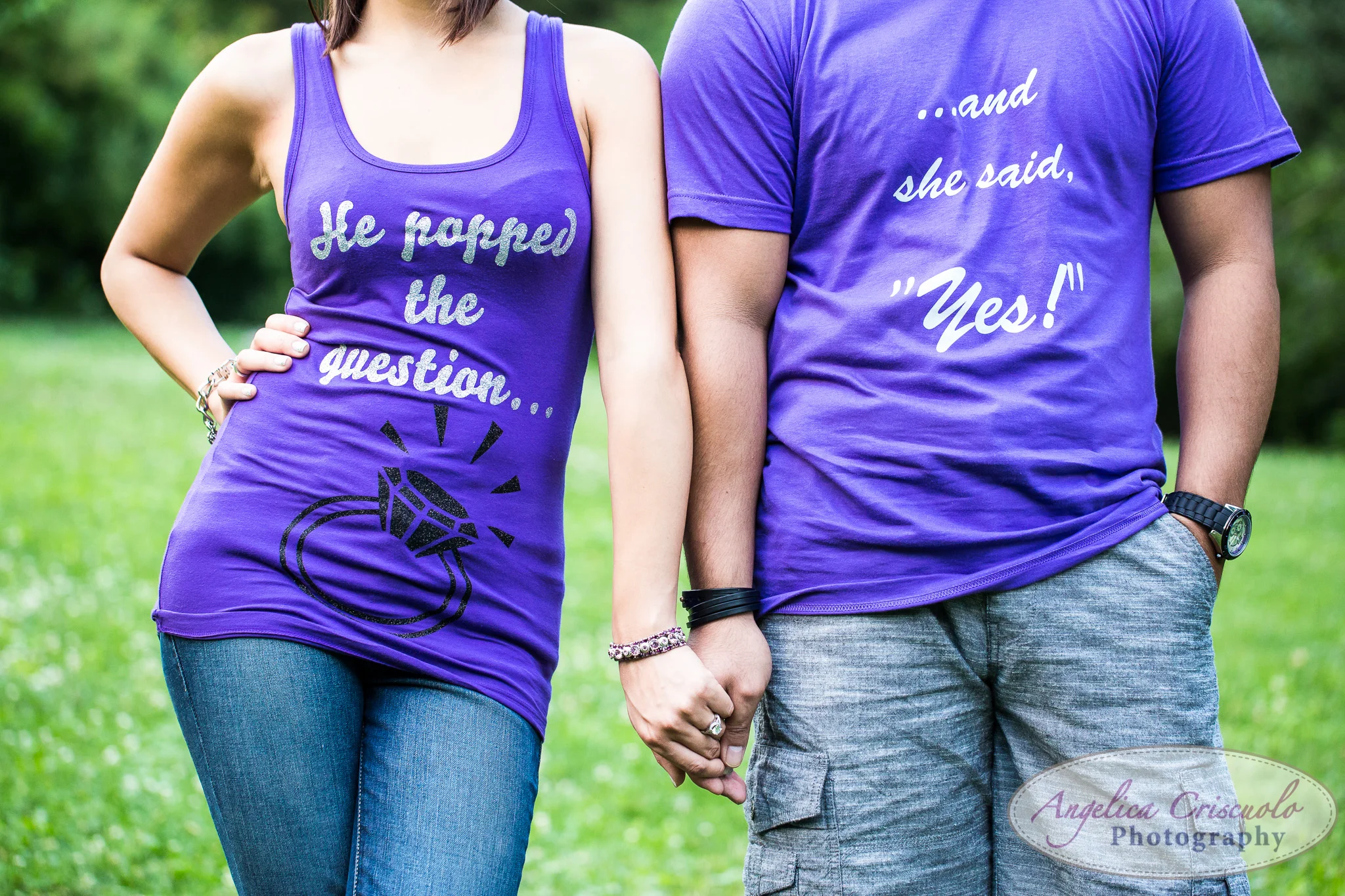 He popped the question and she said yes shirts