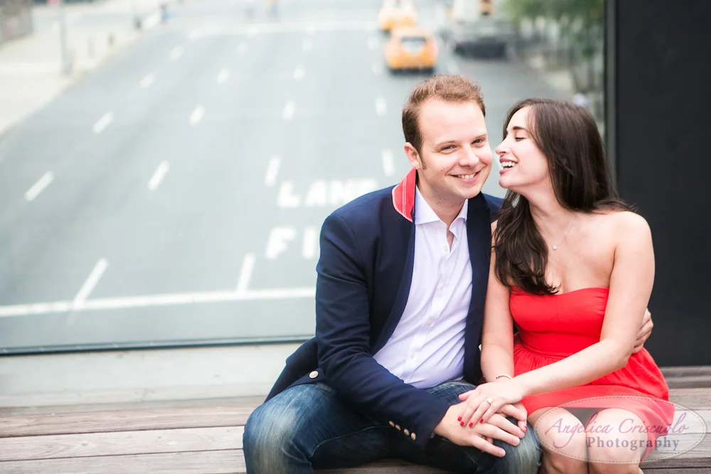 The High Line New York City engagement photo ideas
