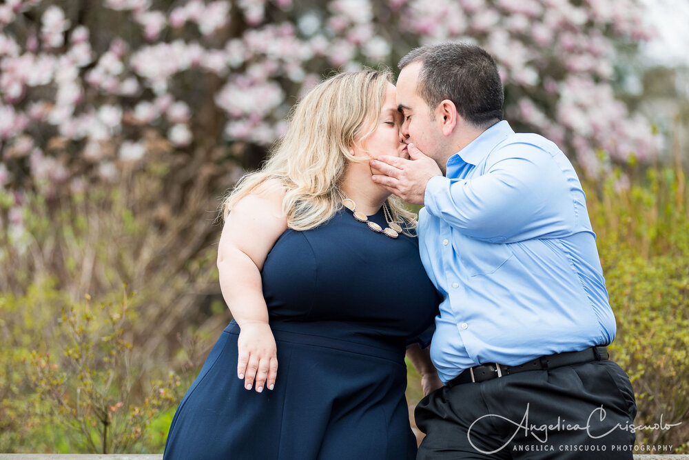  New York Central Park Engagement Wedding Photos - Cherry Blossoms ©2019 Angelica Criscuolo Photography | All Rights Reserved | www.AngelicaCriscuoloPhotography.com | www.facebook.com/AngelicaCriscuoloPhotography 