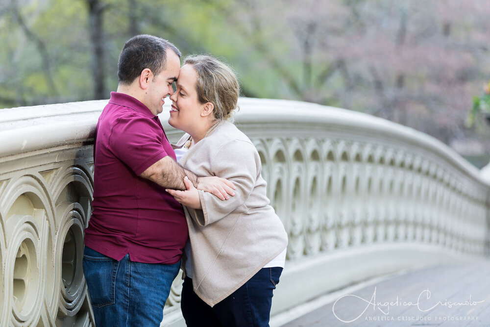  New York Central Park Engagement Wedding Photos - Cherry Blossoms ©2019 Angelica Criscuolo Photography | All Rights Reserved | www.AngelicaCriscuoloPhotography.com | www.facebook.com/AngelicaCriscuoloPhotography 