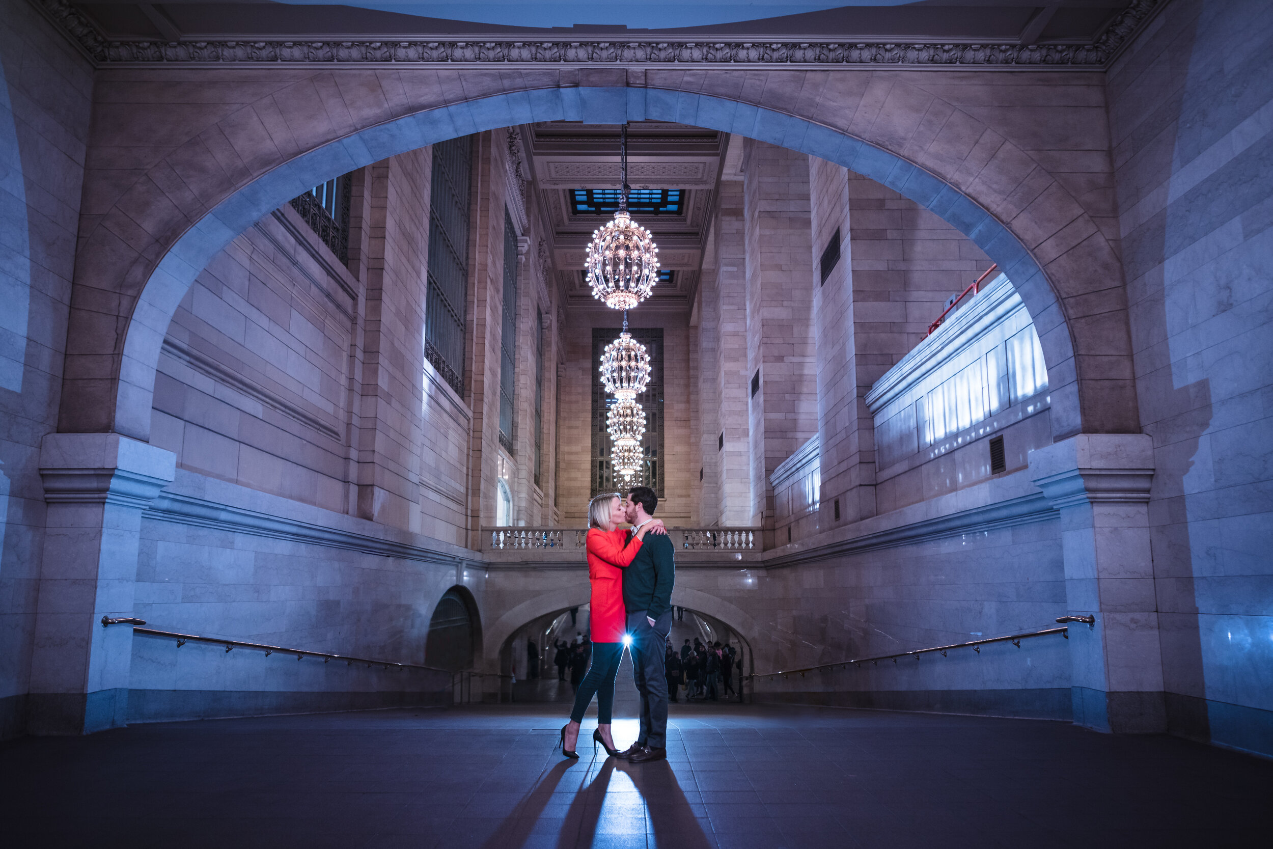 Grand Central Terminal Engagement Photography