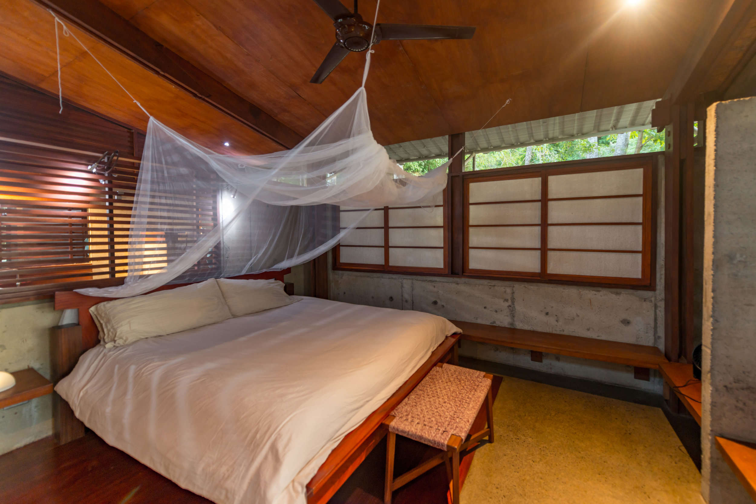 Master bedroom with king bed