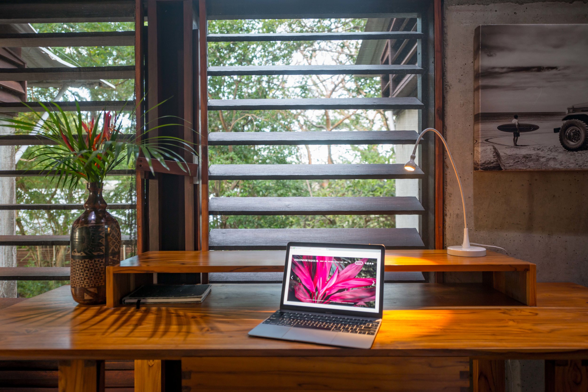 Desk with Computer