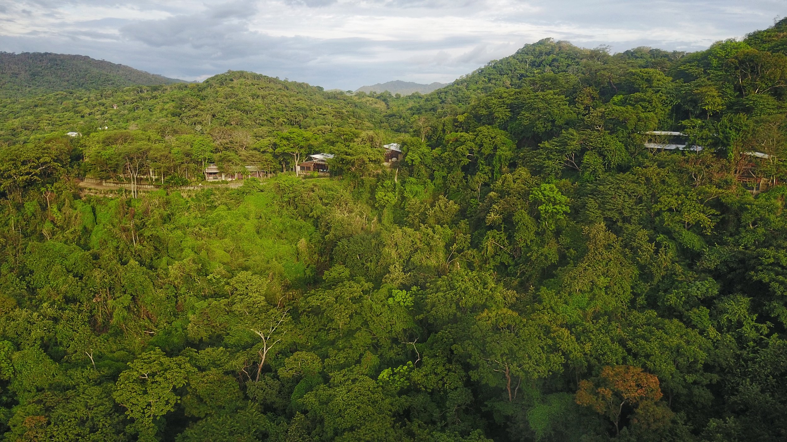 Drone shot of Casa Colina