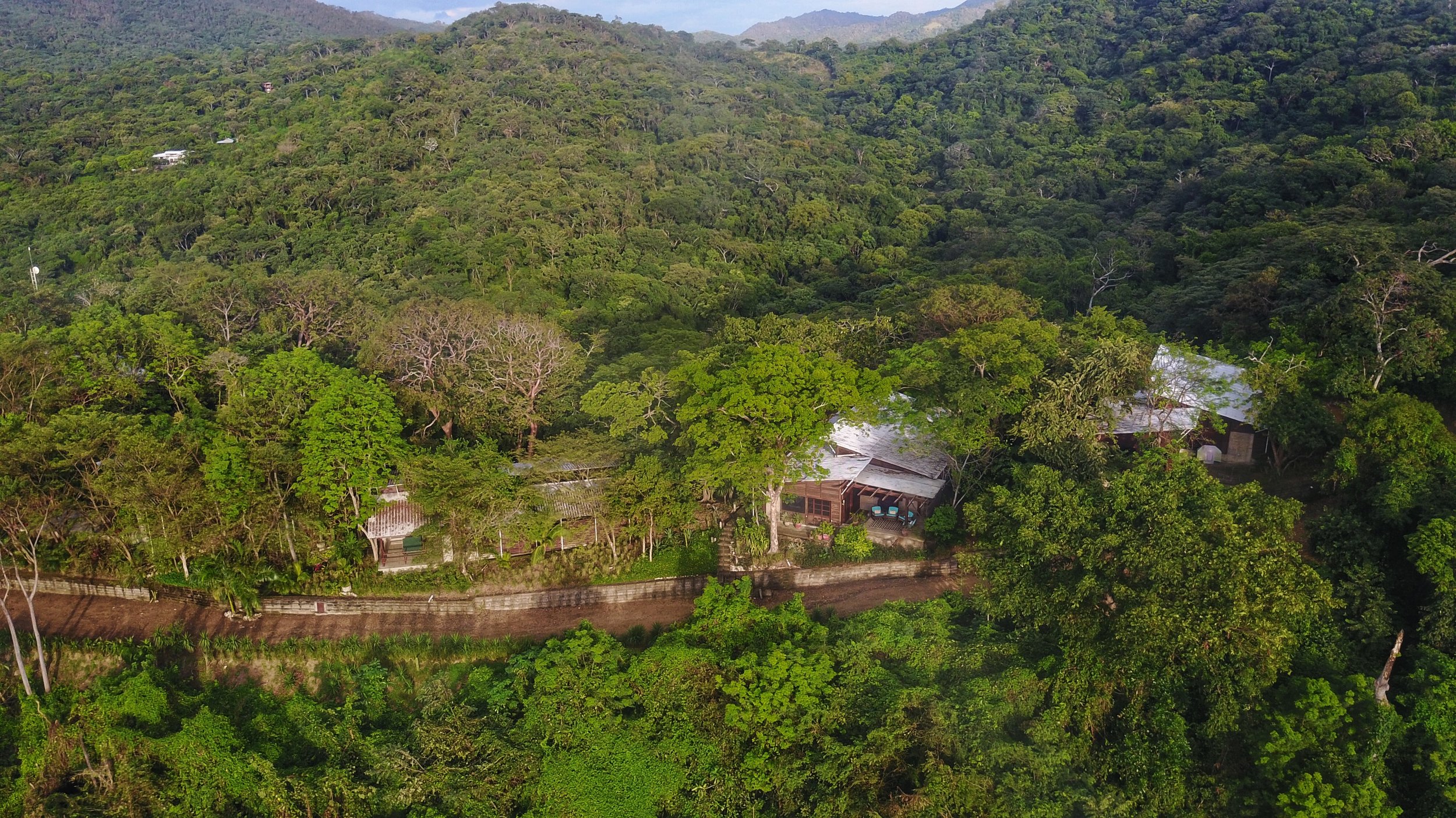 Drone shot of Casa Selva