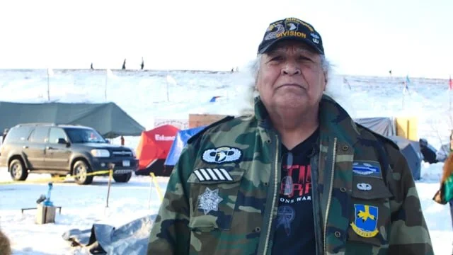 VETERANS SPEAK OUT AT STANDING ROCK