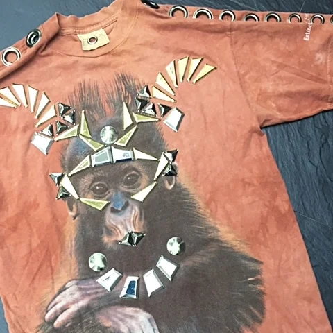 A perfect example of a young designer selling an up-cylced t-shirt - £3