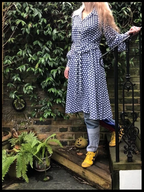1970 Dress - From Personal, Vintage Archive, Jeans - East London Style (Home-made).
