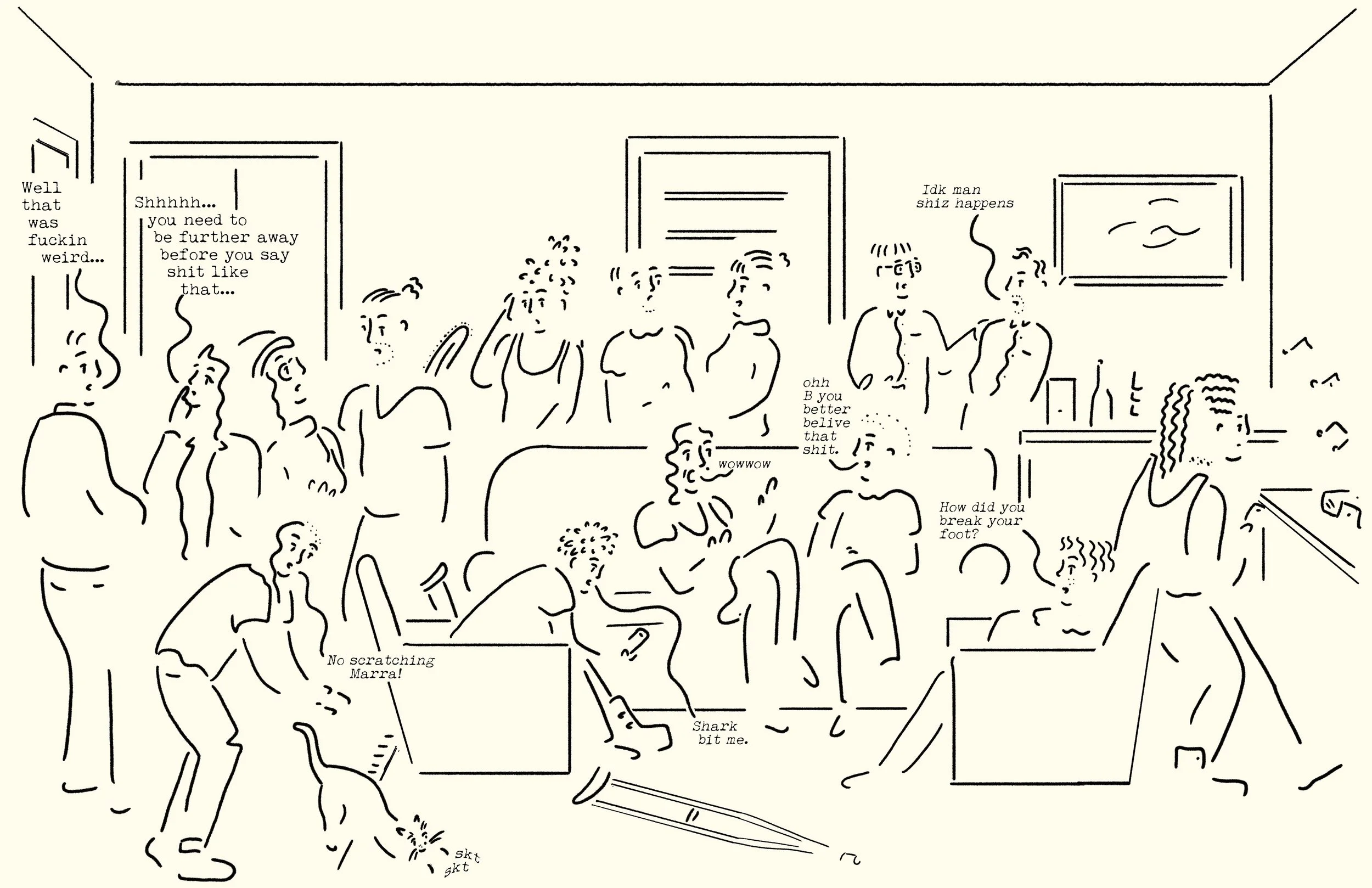 Low Key Living Graphic Novel Page