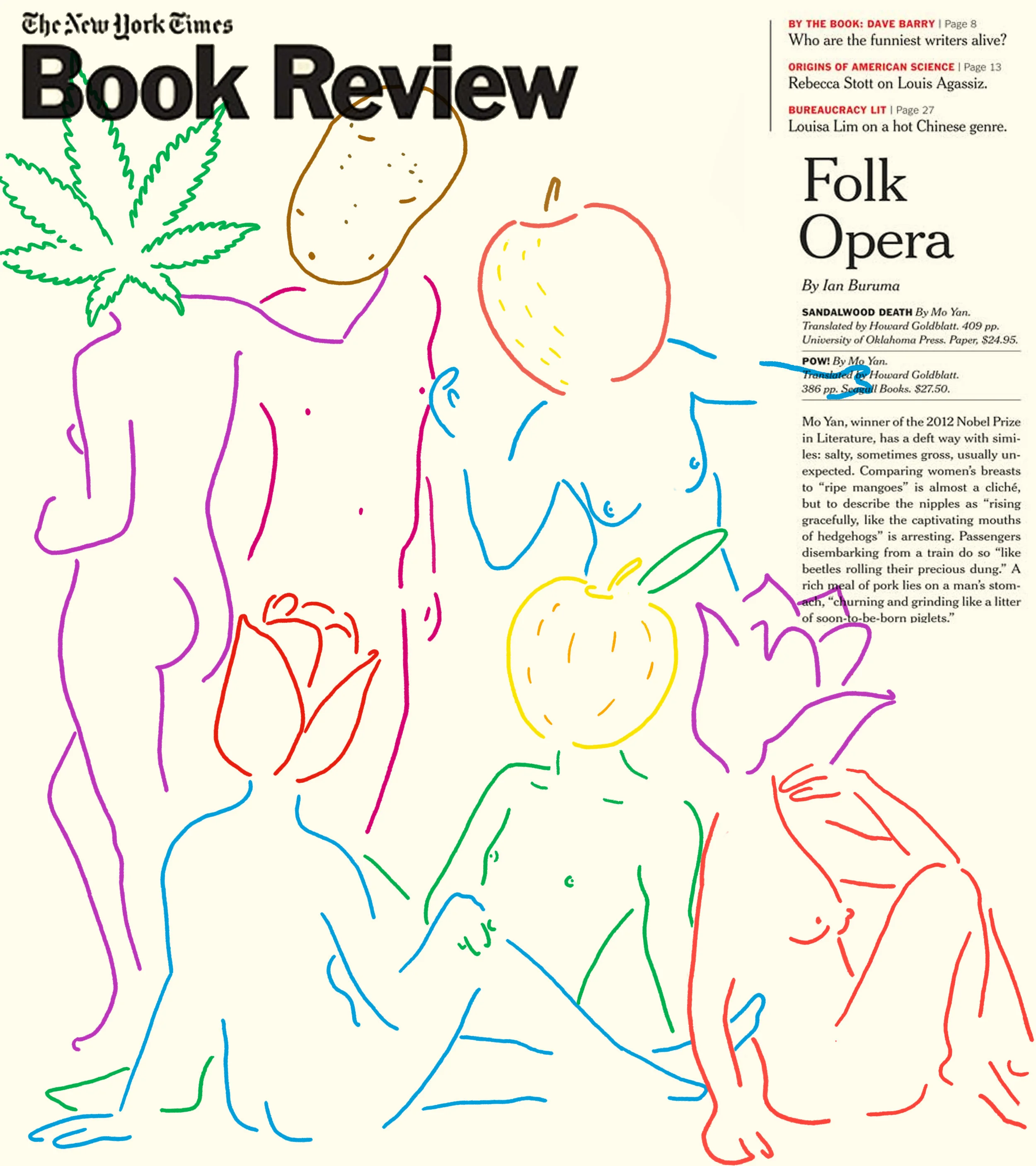 Mockup of New York Times Book Review Cover