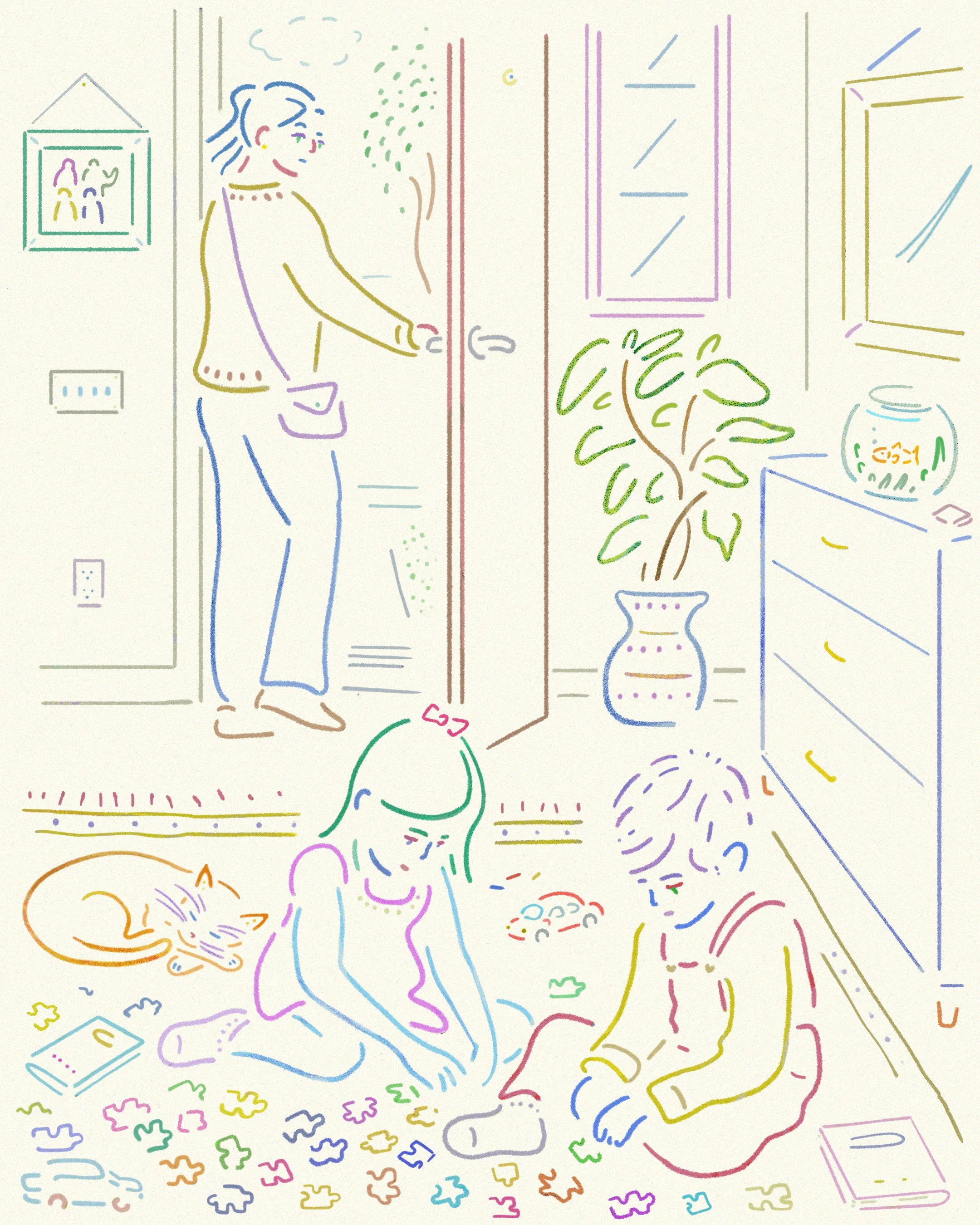 Illustration for the Atlantic Magazine