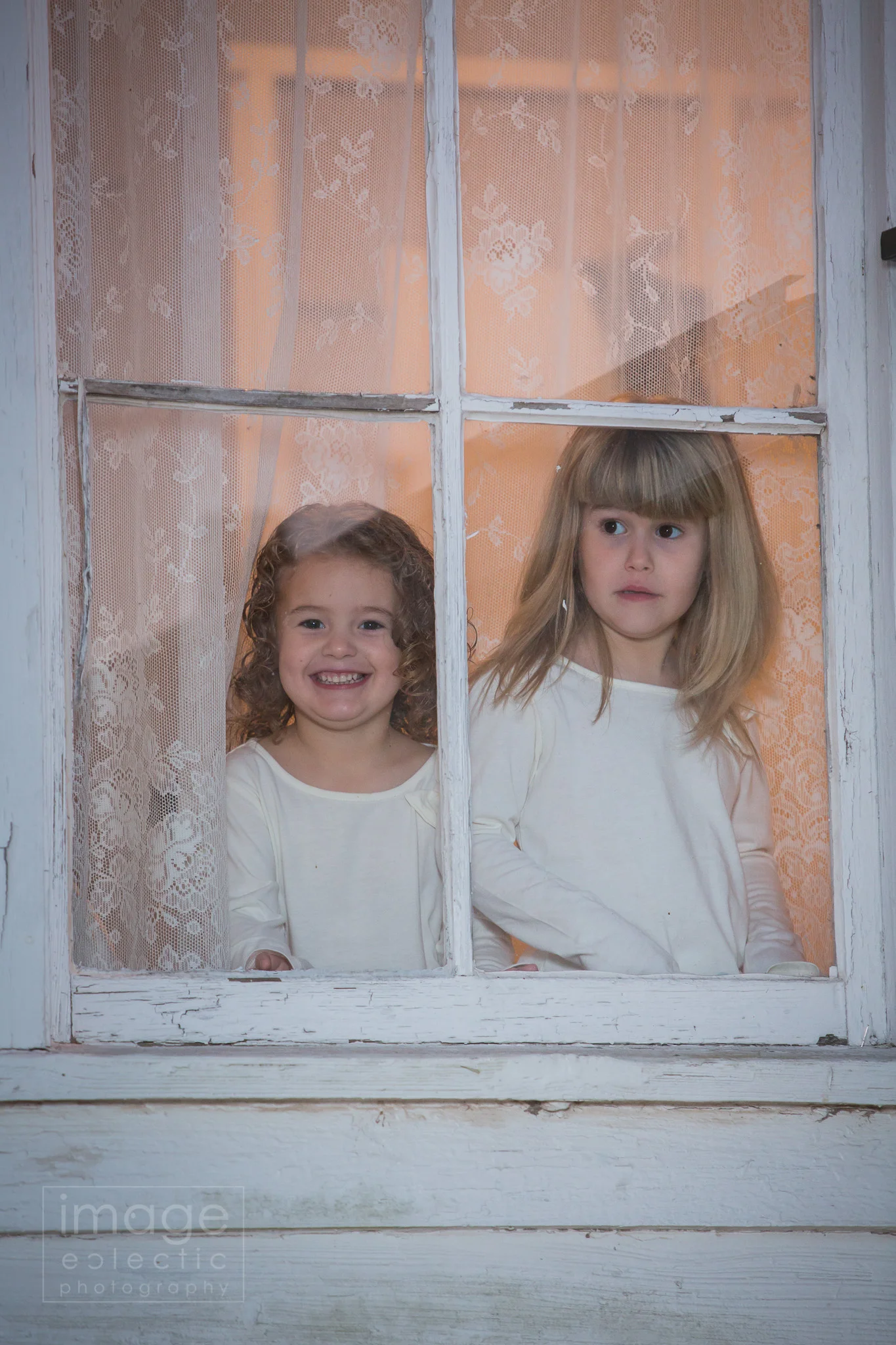 Little Girls in the Window