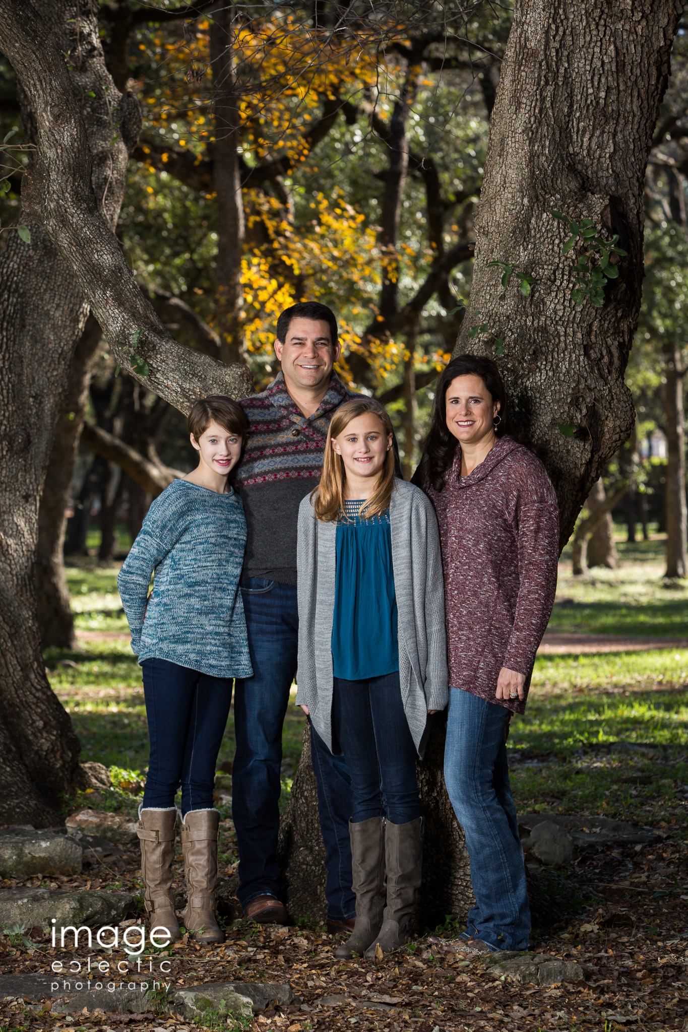 Family in the Trees